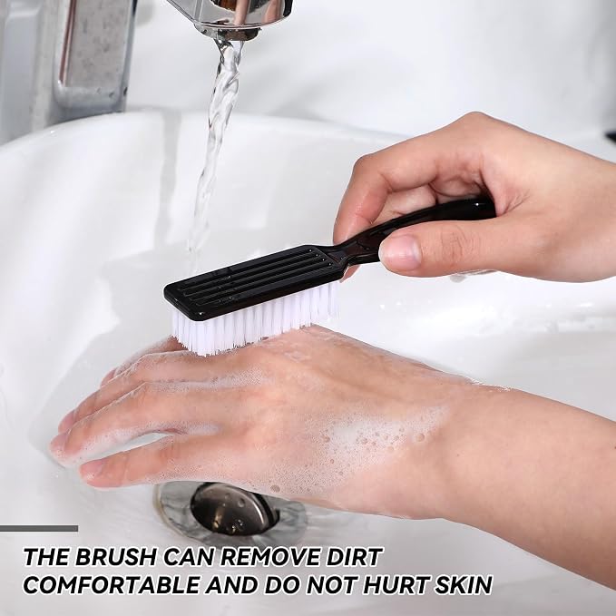 Patelai 30 Pcs Nail Scrubber Brushes Bulk Handle Grip Manicure Brushes - Image 4
