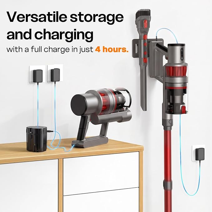 Cordless Vacuum Cleaner, 600W/50KPA, Stick Vacuum - Image 8