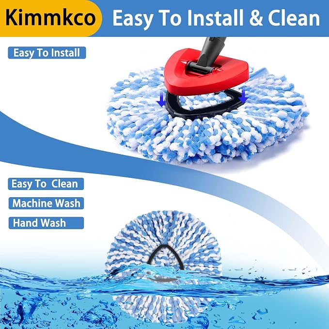 6 Pack Spin Mop Replacement Head - Image 4