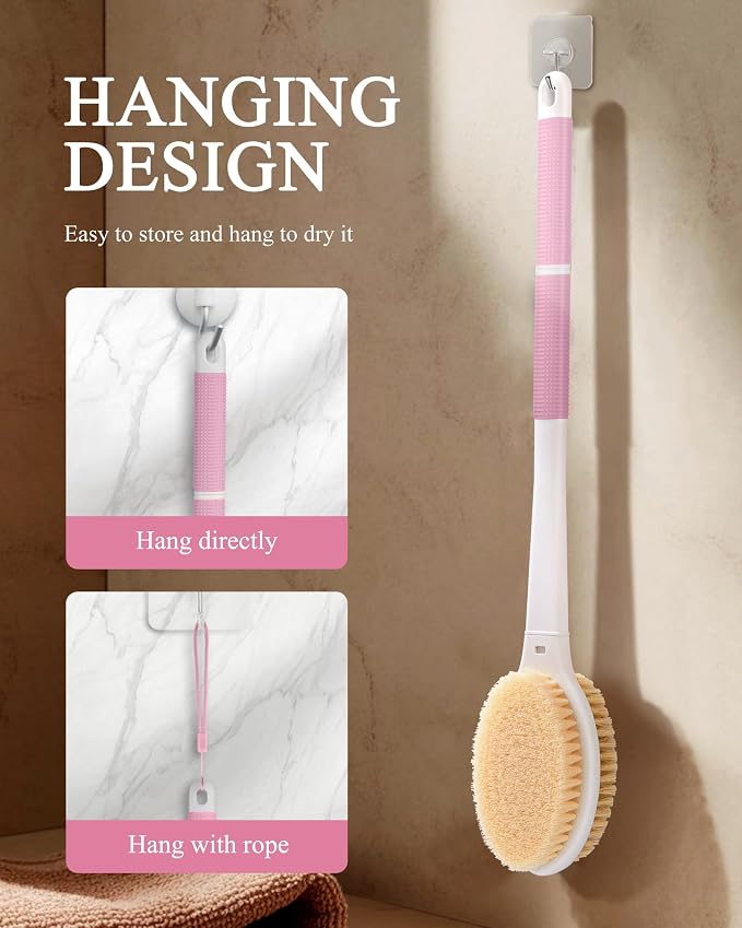 Shower Brush for Massage Dry Brushing: Back Scrubber for Shower - Image 7