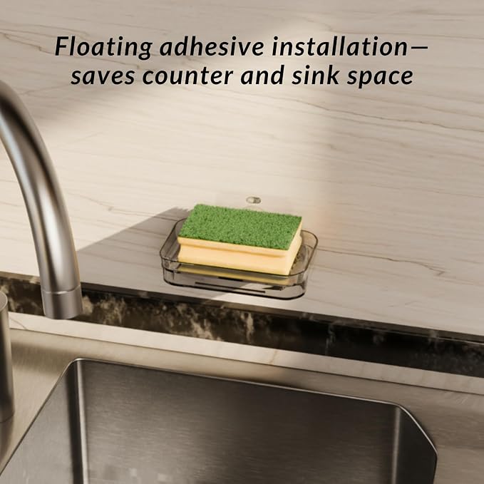 Toro Adhesive Sponge Holder for Kitchen Sink - Image 2