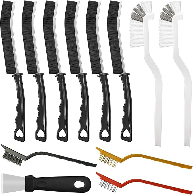 4TH Crevice Cleaning Brush Set–Household Deep Cleaning Supplies, and Tough by 4TH