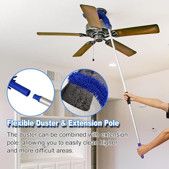 62'' Car Wash Brush Kit Mitt Mop Sponge - Image 3