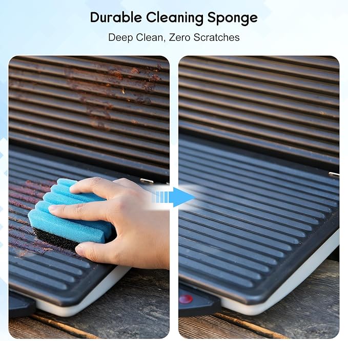 2-Pack Cleaning Sponge 12207 and 1-Pack Grill Scraper - Image 3