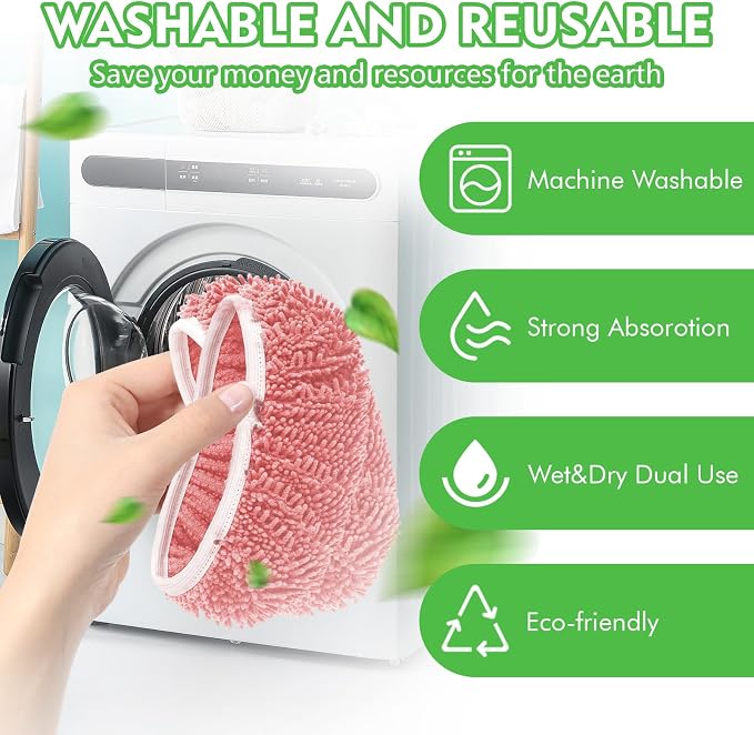 Reusable Microfiber Mop Pads - Image 3