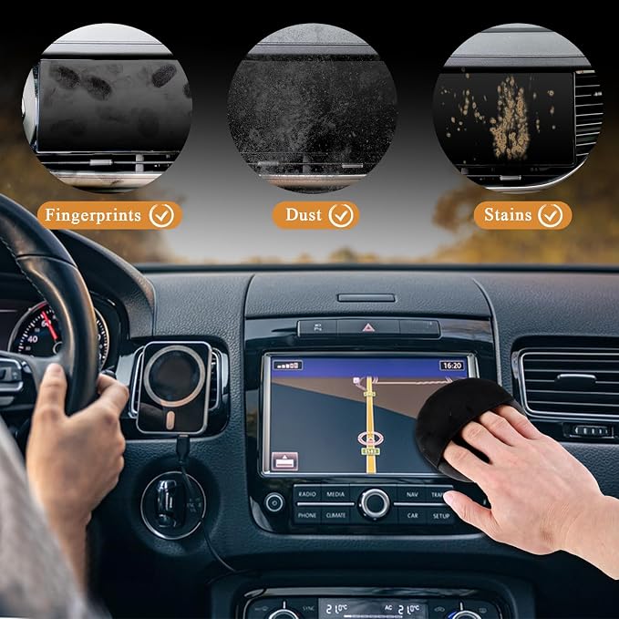 Car Touch Screen Cleaner Car Screen Cleaner Cloth, Microfiber Cloth Auto - Image 5