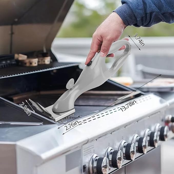 Portable Steam Grill Brush, Portable Stainless Steel BBQ Cleaner - Image 7
