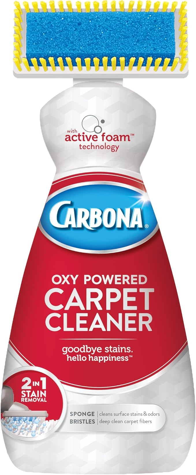 Carbona Carpet Cleaner with Brush | Oxy-Powered Foam by Carbona