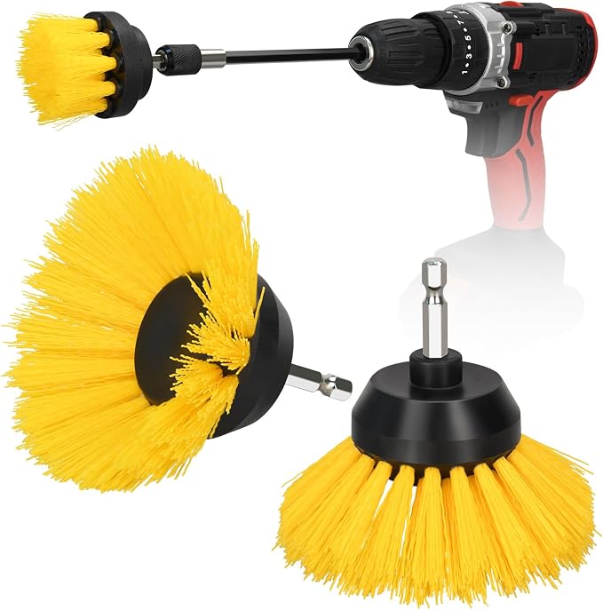 Grout Brush for Drill, 2025 New Crevice Cleaning Brush Set, for Tile Grout by DkOvn