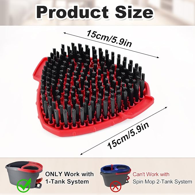 2 Pack Upgrade Scrub Brush Replace Heads Compatible - Image 2