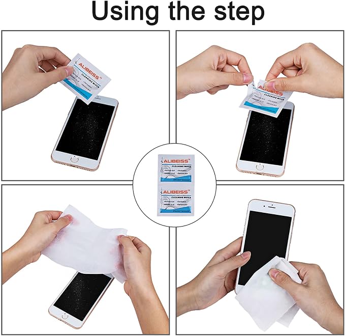 Pre-Moistened Lens Wipes ALIBEISS Screen Wipes - Image 6
