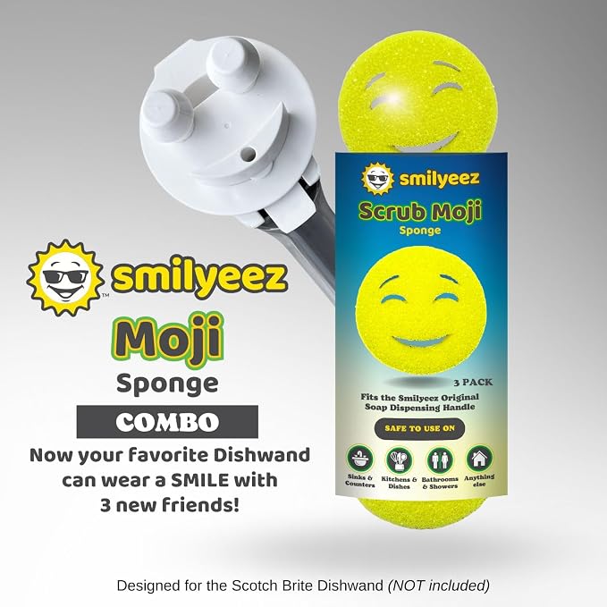 Smilyeez Smile Head for Scotch Brite Dishwand - Image 4