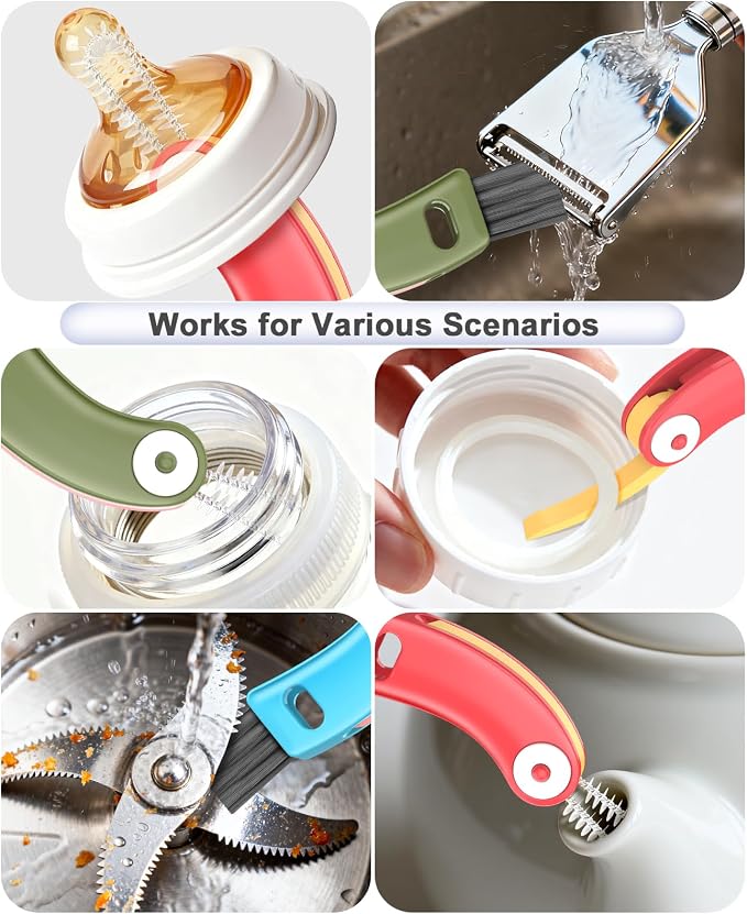 3 in 1 Cup Lid Cleaning Brush 3 PCS - Image 6