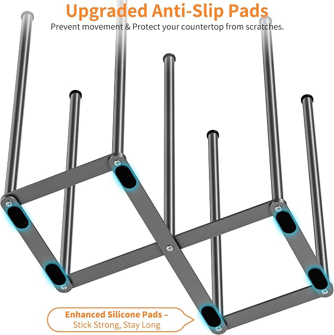 Foldable Bottle Drying Rack, Baby Bottle Drying Rack, Collapsible Cup Draining - Image 7