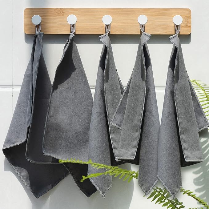 8 Pack Microfiber Screen Cleaning Cloth, Premium Double-Sided Suede Microfiber - Image 6