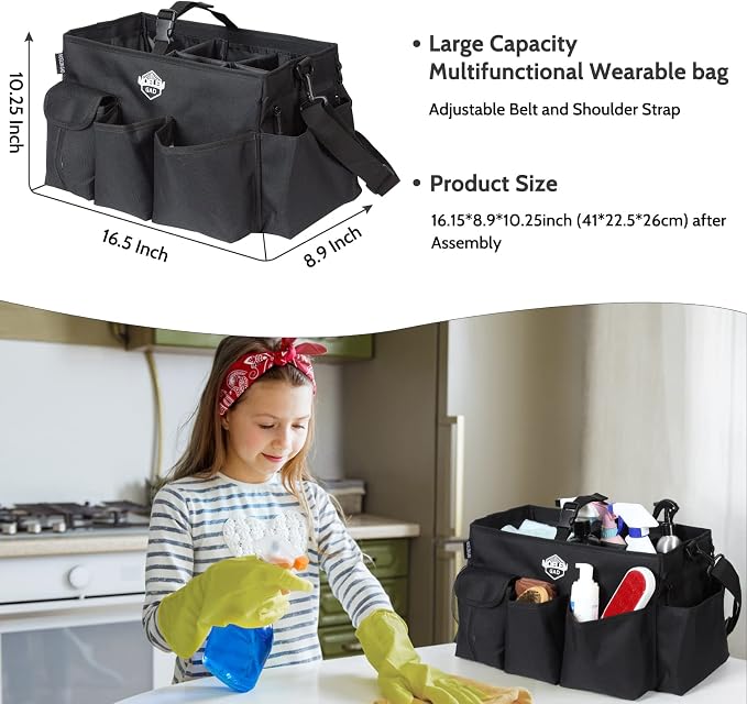 Large Wearable Cleaning Caddy Bags - Image 5
