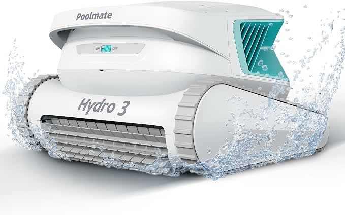 Poolmate Hydro 3 All-in-one Pool Vacuum Robot, 200mins Runtime Cordless Pool by Poolmate