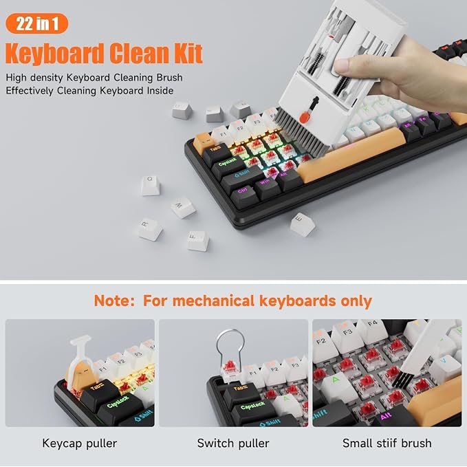 Laptop Cleaning Kit Keyboard Cleaner Brush, 22-in-1 Multi-Function Laptop - Image 5