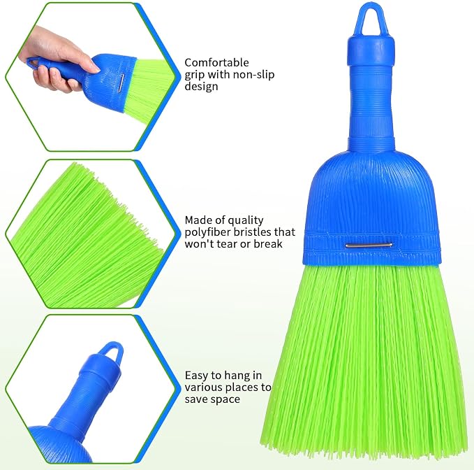 Whisk Broom Hand Brush Fiber Outdoor Car Broom - Image 6