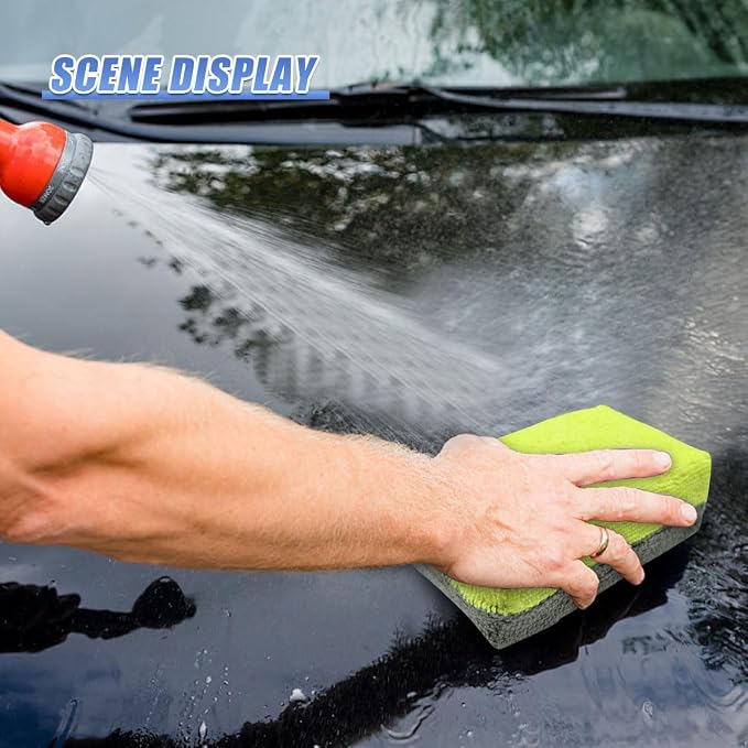 3PCS Microfiber Applicator Pads, Soft No-Scratch Car Wash Sponge, Washable - Image 6