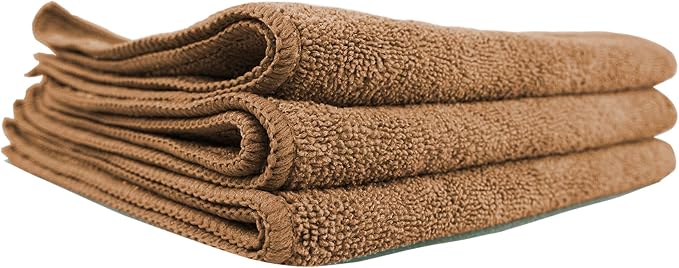 Chemical Guys MIC34403 Workhorse Professional Microfiber Towel, Tan 16" x 16" by ChemicalGuys