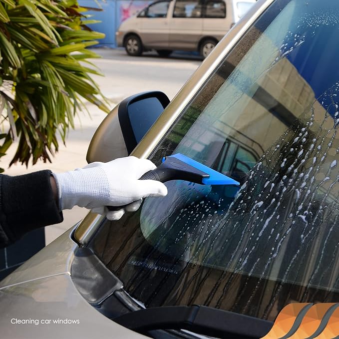 EHDIS Small Squeegee 5 inch Rubber Window Tint Windshield Scraper - Image 6