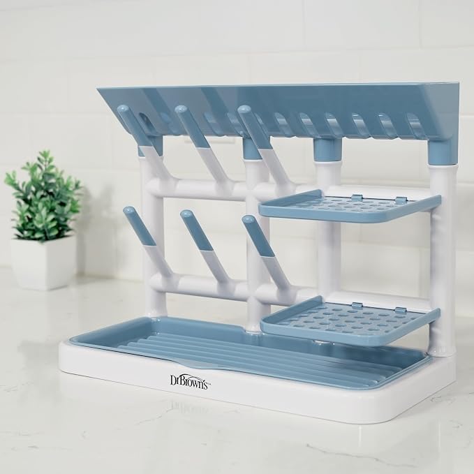 Dr. Brown's Drying Tower, Stand-Up Drying Rack, Countertop Baby Bottle Drying - Image 12