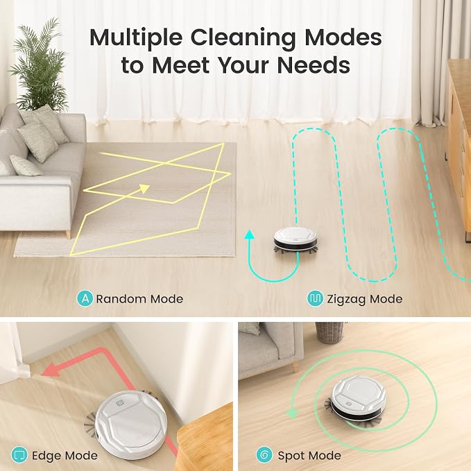 Lefant Robot Vacuums, 2200Pa Strong Suction, 120 Min Runtime - Image 3