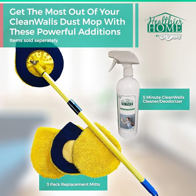 CHOMP! Painted Wall Cleaner Spray: Healthier Home 5-Minute CleanWalls 4-in-1 - Image 6
