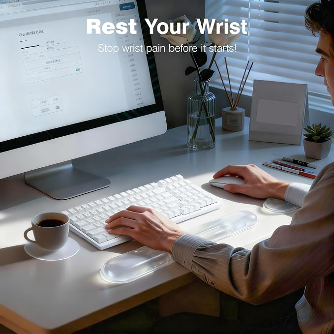 Ospelelf Ergonomic Gel Wrist Rest Set - Image 6
