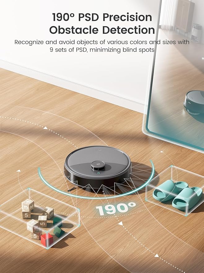 Lefant M3 Max Robot Vacuum, Auto Mop Washing, 20000Pa Suction, Self-Emptying & - Image 6