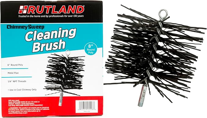 Rutland Products 16908 8-Inch Poly Chimney Cleaning Brush by RutlandProducts
