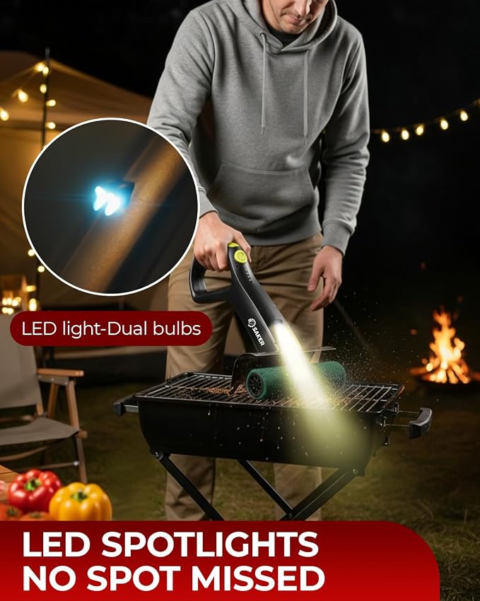 Saker Electric Grill Brush - Image 7