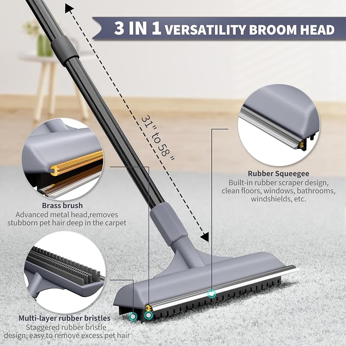 Carpet Rake for Pet Hair Removal - Image 3