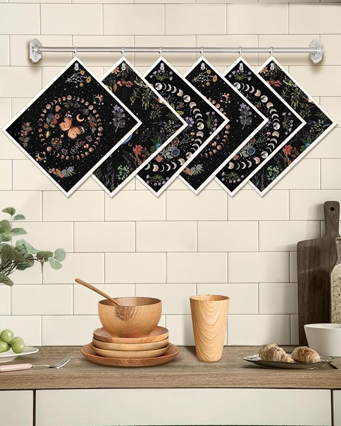 6 Pack Swedish Dishcloths for Kitchen - Image 5