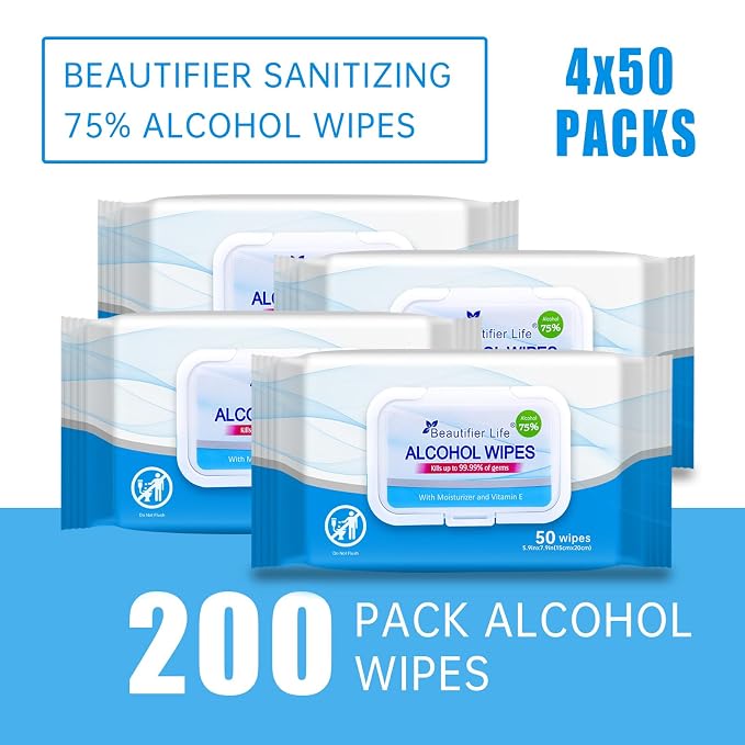 75% Alcohol Wet Hand Sanitizing Wipes - Image 5