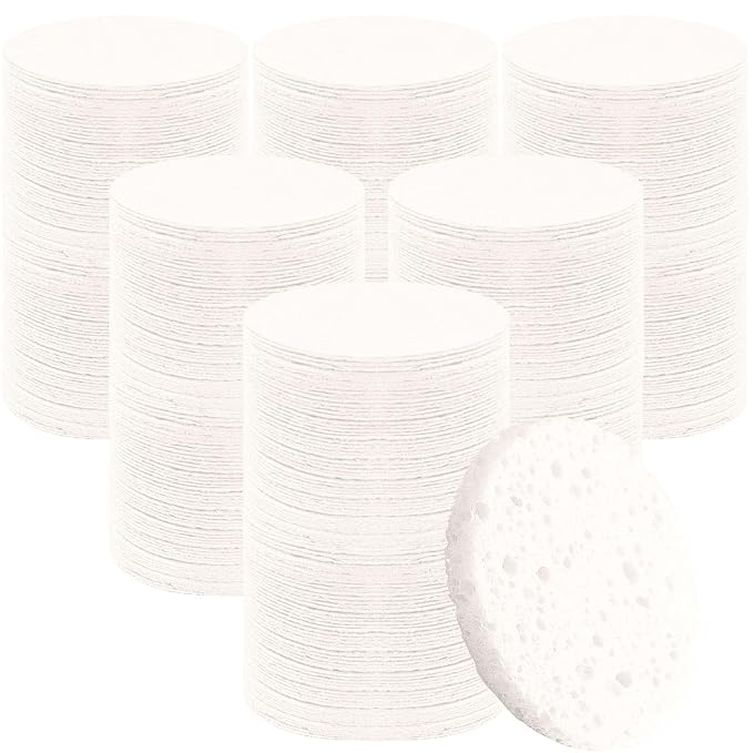 Beieverluck 300 Count Compressed Facial Sponges by Beieverluck
