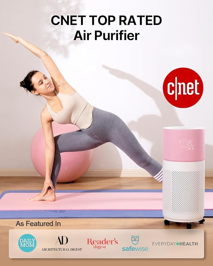 CleanForce Air Purifier for Home Large Room up to 2550 ft², Swiss Sanitized - Image 9