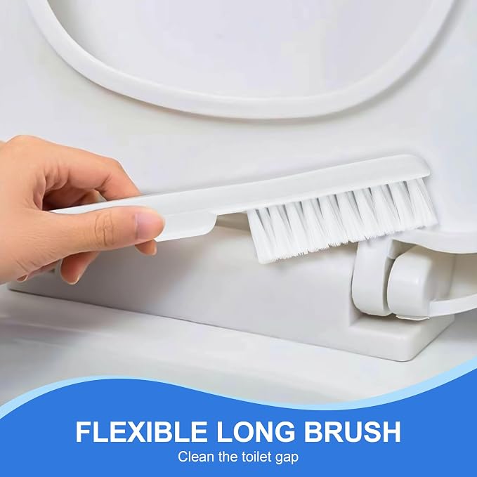 Toilet Brush and Plunger Set, 3 in 1 Toilet Bowl Brush and Holder - Image 5