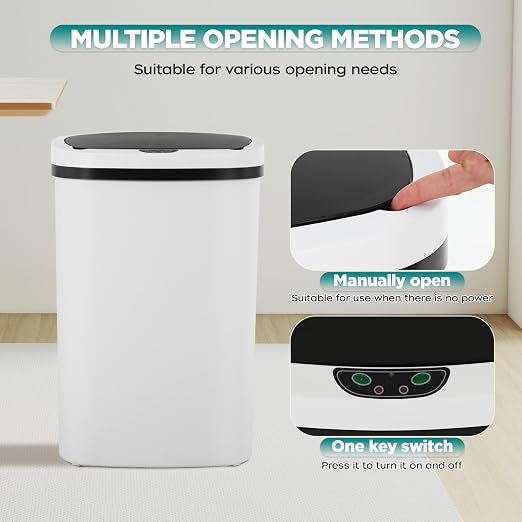 Automatic Motion Sensor Bathroom Trash Can - Image 4