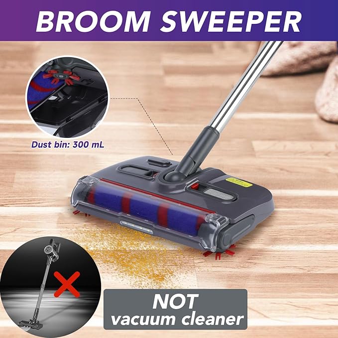 Swivel Cordless Sweeper, Floor Cordless Sweeper, Cordless Electric Sweeper - Image 4