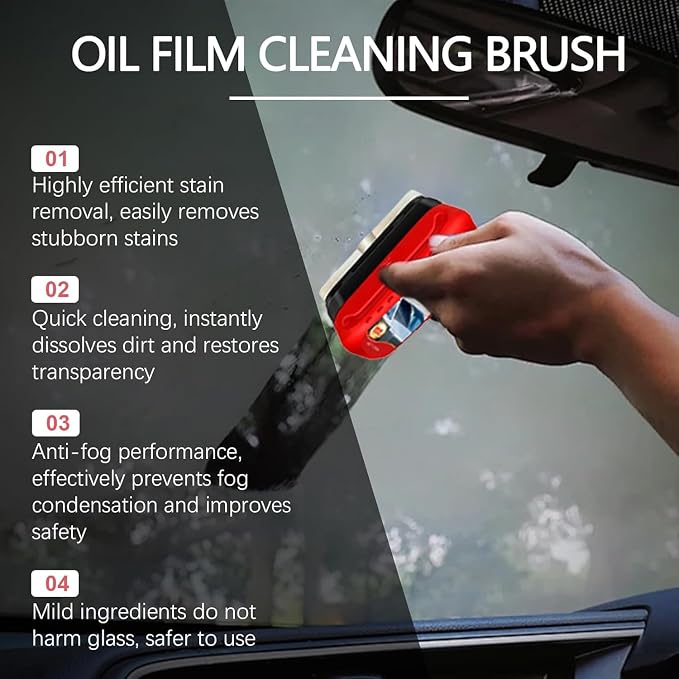 CAPEDIEM 2026 NEW Automotive Oil Film Cleaning Brush - Image 6