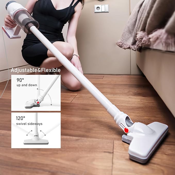 Corded Vacuum Cleaner, Handheld 5-in-1 Stick Lightweight Vacuum Broom Car Vacuum - Image 4