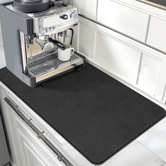 Findosom Dish Drying Mat, Cuttable Drying Mat by Findosom