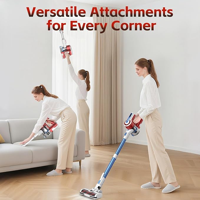Cordless Vacuum Cleaner for Home, 45Kpa Lightweight Stick Vacuum - Image 5