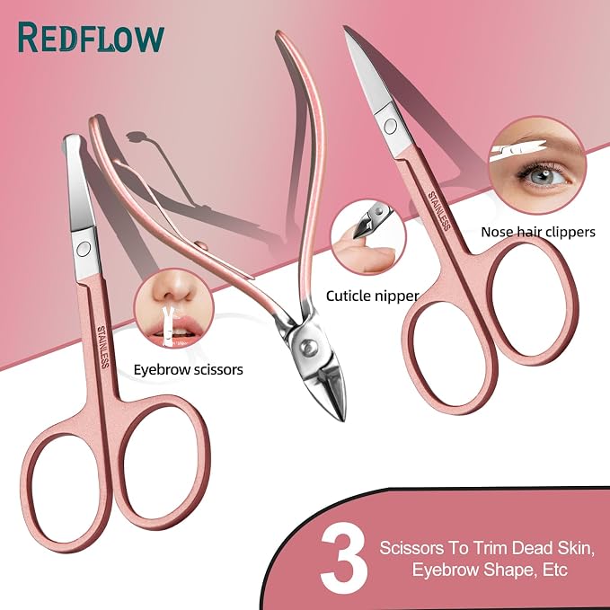 Manicure Set 30 in 1 Nail Clipper set, fingernail & toenail clippers, Manicure - Image 5