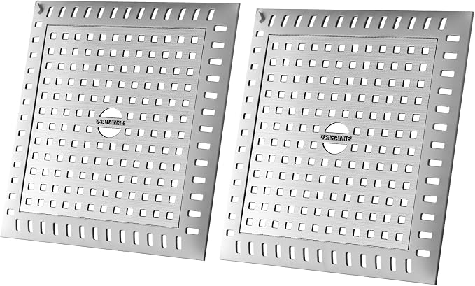 Drain Hair Catcher for Bathroom Sink, 4.8" Stainless Steel and Silicone Shower by Unknown