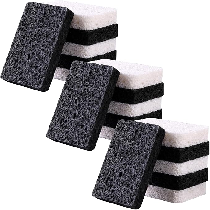 24 - Pack Non-Scratch Scrub Sponges - Sponges by Mainlyrunmakeupsuppliers