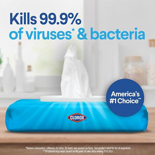 Clorox Disinfecting Wipes, Bleach Free Cleaning Wipes, Fresh Scent - Image 5