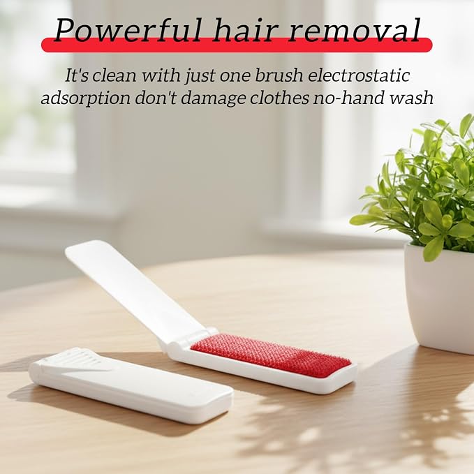 8PCS Mini Lint Brushes, Portable Foldable Lint Brush - Image 5
